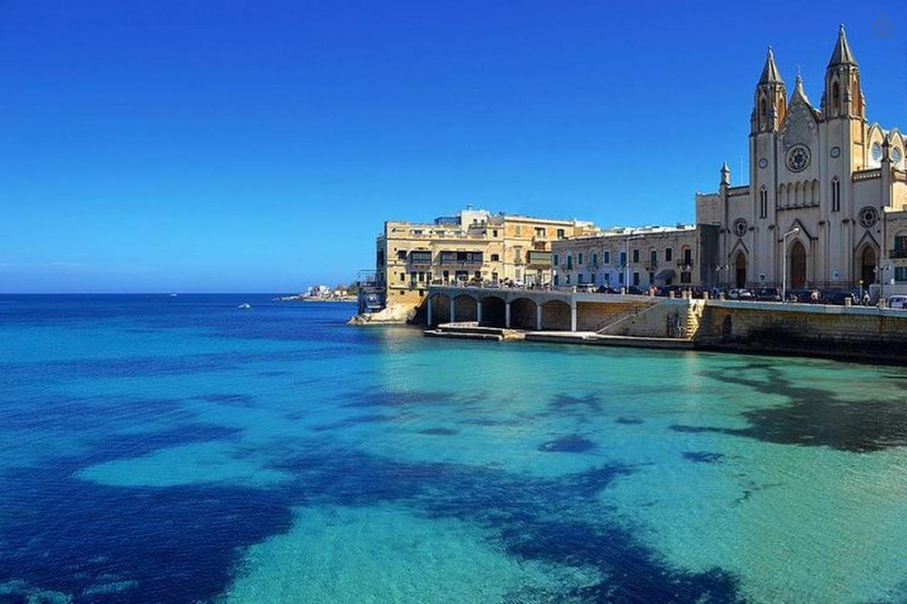Modern Apartment In The Best Area Of Sliema Bagian luar foto